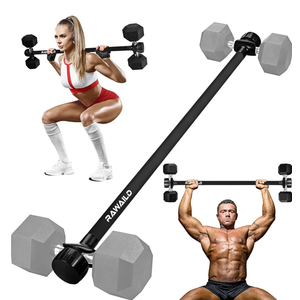 Dumbbell Converter, Convert Dumbbells to Barbell Set, Weight Bar for Bench Presses, Squats, Hip Thrust, Deadlifts, Home Weightlifting and Strength Training, Versatile Home Gym Equipment Dumbbell Converter, Convert Dumbbells to Barbell Set, Weight Bar for Bench Presses, Squats, Hip Thrust, Deadlifts, Home Weightlifting and Strength Training, Versatile Home Gym Equipment