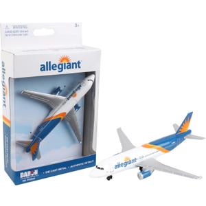 Daron Toy Airplane  Allegiant Air  Die-Cast Metal Model Airplane Toy with Plastic Parts for Kids Ages 3+