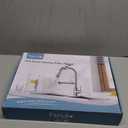 FEELSO Kitchen Faucets, Upgraded Filter Water Kitchen Faucet with Pull Down Sprayer, Brushed Nickel Stainless Steel High Arc 1 Or 3 Hole Kitchen Sink Faucet for Remove Lead, Chlorine, Bad Taste & Odor