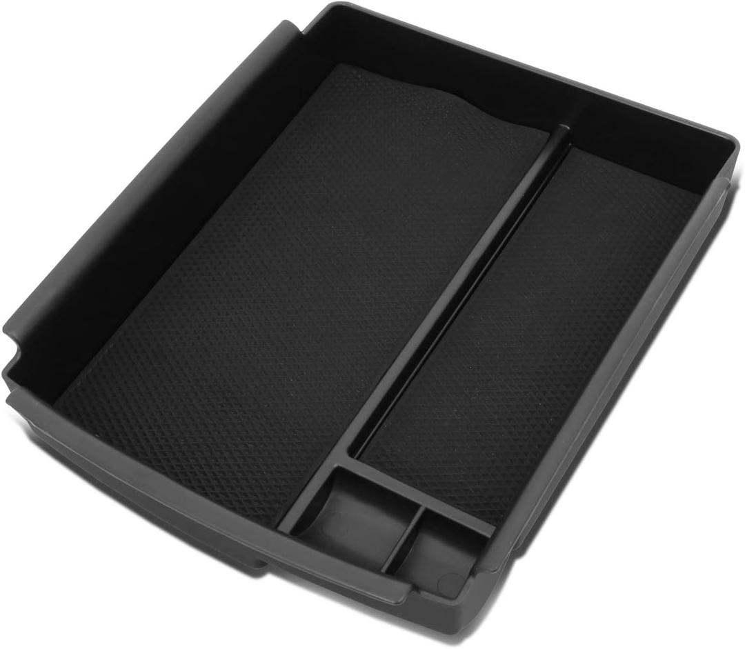 DNA Motoring Front Center Console Organizer Tray Compatible with 16-19 Tesla Model S X, Armrest Storage Box, ZTL-Y-0075
