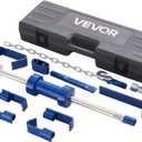 VEVOR Dent Puller Kit, 13 lbs 14-in-1 Slide Hammer Dent Removal Kit, Heavy-Duty Auto Body Truck Repair Automotive Damage Remover Tool Repair Frame with Carrying Case, Extension Rod, Non-Slip Handle