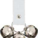 Caldwell's Pet Supply Co. Dog Potty Bells, Dog Door Bell, Bells To Go Outside, Potty Training Bell, Dogs Doorbell, Dogs Potty Doorbell, Ring To Go Pee, All Breed Puppy Training Tool - White (Set of 2)