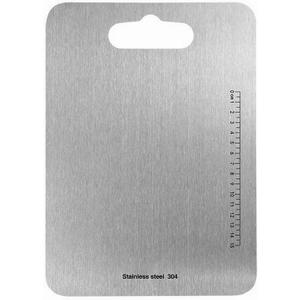 Large Stainless Steel Cutting Boards, 14" x 9.8" Thickened Titanium Cutting Boards for Kitchen With Clear Scale for Rolling, Meat, Food Grade Titanium Boards