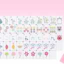 160 Pink Engraved American Mahjong Tiles Set with Carrying Bag and Accessories, 1.2 Mahjong Tile Set