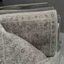 8x10 Area Rug Washable Neutral Beige Vintage Floral