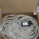 Lighting EVER Plug in Rope Lights with Small Tube, 1/4 in Pencil-Size, 100 LED Copper Wire String Lights in 33 ft Tube, Warm White 3000K, Thin Light Rope for Railing, Fence, Balcony, Not Connectable