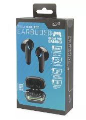 iLive Gaming Earbuds Bluetooth 5.3 ENC Stereo True Wireless In-Ear Earbuds