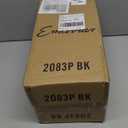 Emliviar 17 Inch Outdoor Pendant Light, Exterior Hanging Light in Oil Rubbed Bronze Finish with Seeded Glass, YE19109H ORB