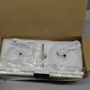 KDG 2 Pack Cordless Table Lamp, Portable LED Desk Lamp, 5000mAh Battery Operated, 3 Color Stepless Dimming Up, for Restaurant/Bedroom/Bars/Outdoor Party/Camping/Coffee Shop Night Light(White)