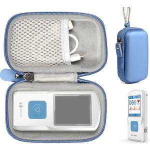 CaseSack Case for EKG Heart Rate Monitor Like SonoHealth, EMAY Handheld EKG Monitor, Wireless Handheld Home ECG Cardio & Electrocardiogram Machine (Blue) CaseSack Case for EKG Heart Rate Monitor Like SonoHealth, EMAY Handheld EKG Monitor, Wireless Handheld Home ECG Cardio & Electrocardiogram Machine (Blue)