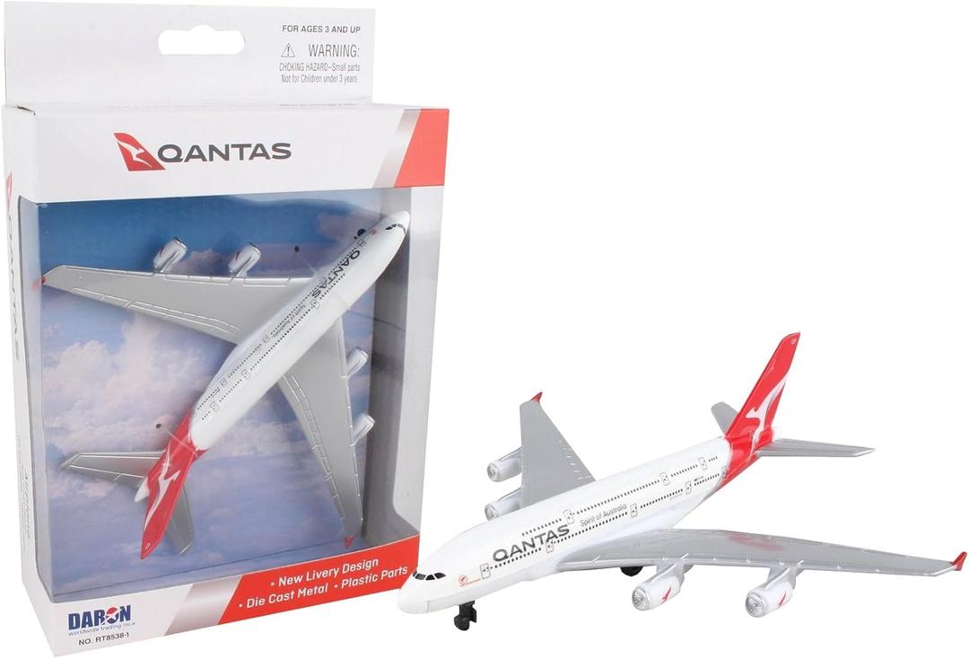 Daron Qantas Single Plane, White, Medium