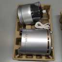 Ice Cream Maker Machine  Premium Electric Mini Maker Machine with Low-Noise Operation, Rechargeable,Perfect for Gelato, Sorbet & Frozen Yogurt, Easy to Clean,Silver