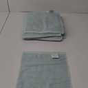 Textile Face Towel Set, 12x12 Inch, 100% Soft Cotton, 16 Single Ring Spun Washcloths, Absorbent & Durable Face Towel for Household, Spa, Gym and Hotels - 23 Pack (Oil Green)