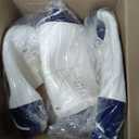 4.5/5.5/6.5/8.5/10/16 inch Boat Fenders 4 Pack,Ribbed Twin Eyes Vinyl Boat Bumpers Fenders,Boat Bumpers for Docking Come with Ropes Needles and Pump to Inflate 