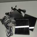 Solar Panels for Ring Camera Outdoor (New Generation) 5W 5V Solar Panel Charger with USB-C&Plug for Spotlight Cam Plus&Stick Up Cam Pro.Waterproof IP65 360°Adjustable 2M Cable (Black, 3)