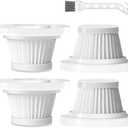Replacement HEPA Filters Compatible with Horsepower Duck Vacuum Cleaner as Seen on TV, 4-Pack High-Efficiency Filtration, Washable Filters Compatible with Horsepower Duck Handheld Vac as Seen on TV