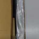 TEECK Shower Curtain Rod, 32-79 inch Adjustable Tension Spring, 1 Inch Shower Curtain Rod Tension, Anti-Slip, Rust-Proof, No Drilling, for Bathroom, Black