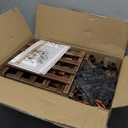 Tikea Plant Stand Indoor Hexagonal Plant Stand for Multiple Plants Indoor Outdoor Large Wooden Plant Shelf Creative DIY 6 Tiered Flowers Stand Rack for Living Room Balcony Patio Window