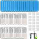 18 Set Cat Fountain Replacement Filters Compatible with oneisall PWF-001 2L/67oz Stainless Steel Pet Water Fountain Filters with Replacement Pre-Filter Pump Sponges