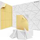 18 pack Acoustic Panels With Self-Adhesive, 12"X 12"X 0.4"Sound Proof Foam Panels, Sound Panels High Density, Soundproof Wall Panels for Home Studio Office-White