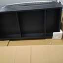 Stainless Steel Shower Niche 8 x 36 Inch,Matte Black 3-Tier Niche for Shower Wall,No Tile Needed Recessed Built-in Nich de Douche Waterproof