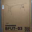 Elevon Folding Table, 8 Feet Heavy Duty Fold-in-Half Utility Table Indoor Outdoor for Camping, Picnic, Party