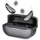 Hearing Aids, Hearing Aids for Seniors with Moderate Hearing Loss, 16 Channel Rechargeable Hearing Amplifiers with Noise Cancelling, Five Levels of Volume Adjustment, Clear Sound and Easy to Use (Grey)