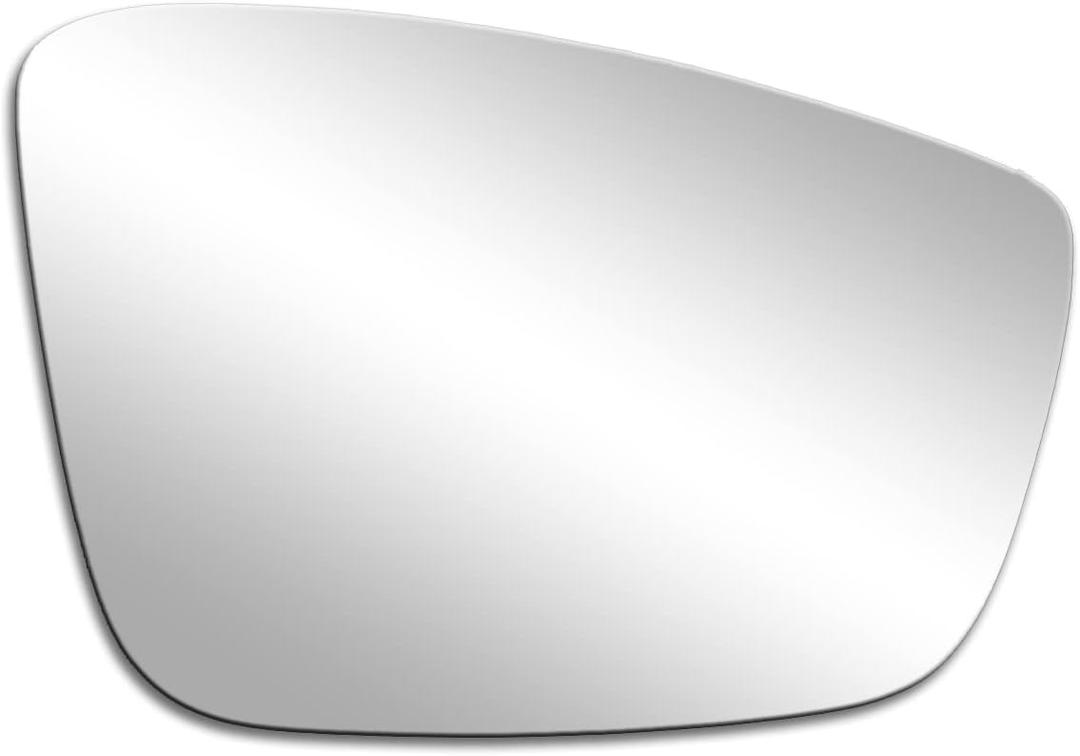 BOOLEE Mirror Glass Right Passenger Side Replacement fit for 2012-2019, 2011-2018 Volkswagen Beetle, Jetta 2013-2015 Passat RH with Adhesives