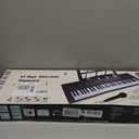 Piano Keyboard, 61 Key Upgrade Kids Pianos Music Toy with Light-up Keys & Pro Teaching Modes, Dual Speaker, 70 Demos,100 Tones, 100 Rhythms Perfect Christmas/Birthday Gift for Kids (Purple)