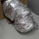 6" Inch Flexible Aluminum Ducting Hose Insulated R-4.2 Air Duct Pipe for for Heavy Duty HVAC & Exhaust Ductwork Insulation - 25' Feet Long