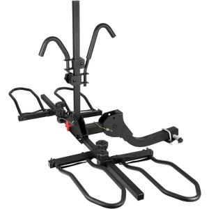 WEIZE Hitch Bike Rack, Wobble Free Smart Tilting Folding Bicycle Car Racks for Standard, Fat Tire and Electric Bike, 2-Bike 160 lbs Capacity, 2-inch Receiver