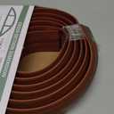 8ft Walnut Wood Cable Cover Floor, LZEOY Extension Cord Cover, Wire Cover for Floor, Flexible Cable Hider Floor, Power Wire Protector Prevent Cable Trips for Home, Offices, Hotel, Outdoor