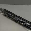 2 Pack Black Tension Curtain Rod for Windows 28 to 48 Inch,7/8"Small Shower Curtain Rod for Bathroom,Pressure Spring Tension Curtain Rod No Drilling for Closet Doorway Kitchen