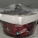 Elite Gourmet MST-275XR Electric Oval Slow Cooker, Adjustable Temp, Entrees, Sauces, Stews & Dips, Dishwasher Safe Glass Lid & Crock (2 Quart, Metallic Red)