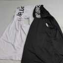 FLYFIREFLY Men's 2 Pack Workout Hooded Tank Tops Bodybuilding Athletic Sleeveless Muscle Cut Off T Shirt Gym Hoodies M