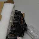 10Ft Outdoor String Lights Waterproof, Hanging Patio Lights with 11 Edison Bulbs (1 Spare), ST40 Vintage Edison Bulbs String Lights for Indoor Garden Backyard Party Wedding Balcony Decor- Black