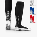 LUX Anti Slip Soccer Knee Socks,Non Slip Football/Basketball/Hockey Sports Grip Socks, No Size