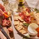 Rustic Bakery Handmade Sourdough Flatbread Cracker Bites - Olive Oil & Sel Gris - Sea Salt Charcuterie Crackers for Cheese Platters or Snacking - Made in California - Pack of 4, 6 Oz Bags (EXP 04/08/27)
