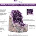 Large Natural Amethyst (5 lb to 6.5 lb) Crystal Clusters Stone from Uruguay Raw Geode Quartz - Deep Purple Color