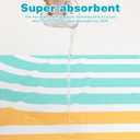 PY SUPER MODE Beach Towel - 75 x 35 inches Quick Dry Microfiber Beach Towels Oversized, Lightweight Soft and Absorbent Bath Towel Suitable for Swimming Camping for Adults (1 Pack- Curve)