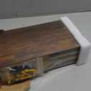 BAYKA Floating Shelves Bathroom for Wall  Shelf Over Toilet Farmhouse Rustic Wood for Bedroom, Kitchen, or Living Room Decor Organization, Bathroom Decor Shelves  Rustic Brown, Set of 3 (15.7inches)