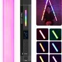 ULANZI VL110 RGB Light Wand, Handheld Light Stick Camera LED Video Tube Light Bar, 2500-9000K Dimmable, 2600mAh Battry CRI 95+ with Magnetic Attraction for Photography Vlog TIK Tok