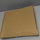 Fan&Ran Leather 3 Ring Binder, 1" Round Rings for 8.5"x11" Paper and Sheet Protectors, Interior Pockets & Snap Closure, Letter Size, Vintage Brown