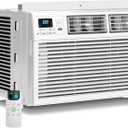 Window Air Conditioner, 8000 BTU Window AC Unit, Cool Rooms up to 350 Sq.Ft., 6-in-1 Modes,24H Timer, Energy Saving, Remote Control, Perfect for Bedroom, Apartment, Living Room, Office