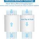 25 Stage Shower Filter Replacement Cartridge, 2 Pack Universal Cartridges for Hard Water Removes Chlorine, Heavy Metals, Iron & Sediments, Fit Any Similar Design Shower Water Filter