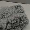 PELZIN Stoutwool Indestructible Dog Bed - Fluffy Chew Proof Dog Crate Pad - Tough Kennel Pad for Aggressive Chewers - Washable, Ideal for Small Breeds & Fits 24-Inch Crate - 23"x16", Charcoal