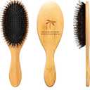Belula Boar Bristle Hair Brush - Hair Brushes for Women & Mens Hair Brush, Detangler Brush, Hairbrush, Detangling Brush for Long, Curly or Any Type of Hair.