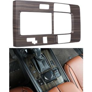Compatible with 2025 2026 Mazda CX 50 Hybrid Accessories, Wood-Grain Finish Center Gear Shift Panel Cover Frame for Mazda CX-50 CX 50 Hybrid