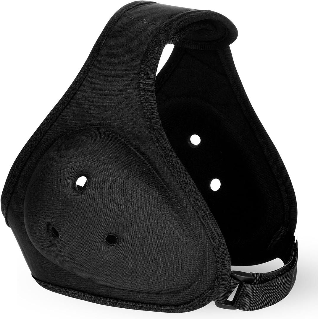 Wrestling Headgear for Kids Youth Soft Grappling Headgear Adjustable Wrestling Ear Guard for Adults (Black)