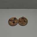 Set of 2 Mini Wood Risers for Decor Round Wooden Riser Small Wooden Stool Display Stand Farmhouse Rustic Wood Pedestal for Plant Pot Tiered Tray Decor Cake Food Collection Display(Brown)